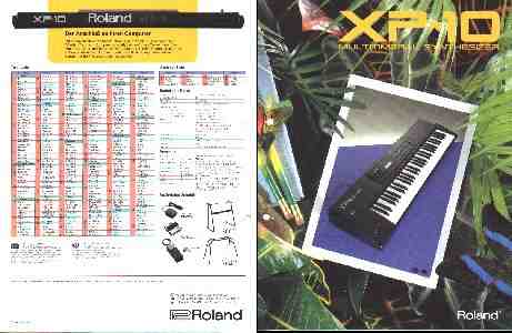 Datenblatt und Vorderseite